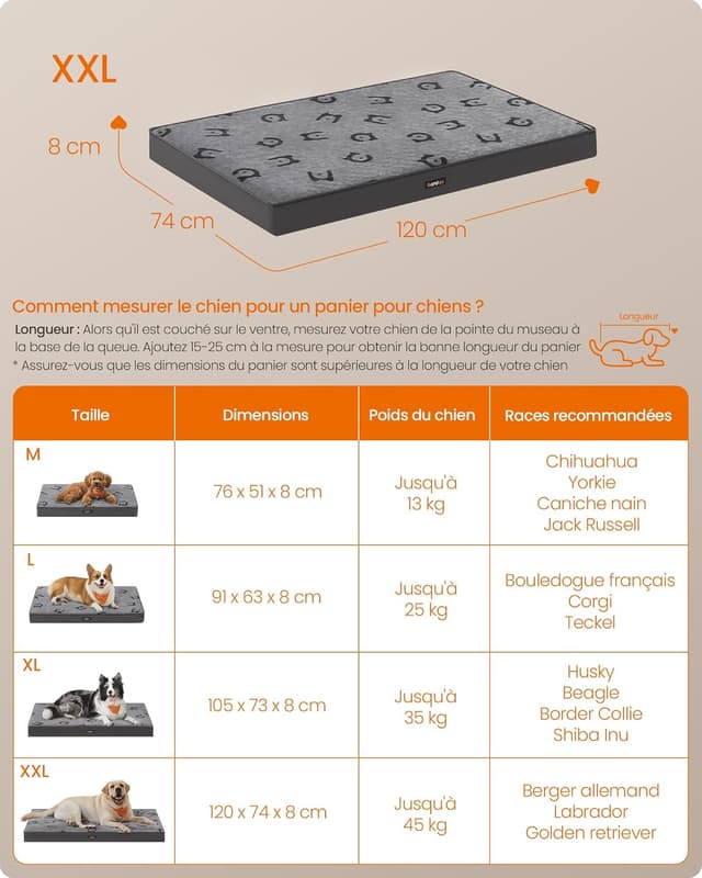 Thumbnail 4 de Feandrea PGW244G01 Panier XXL 120×74 cm