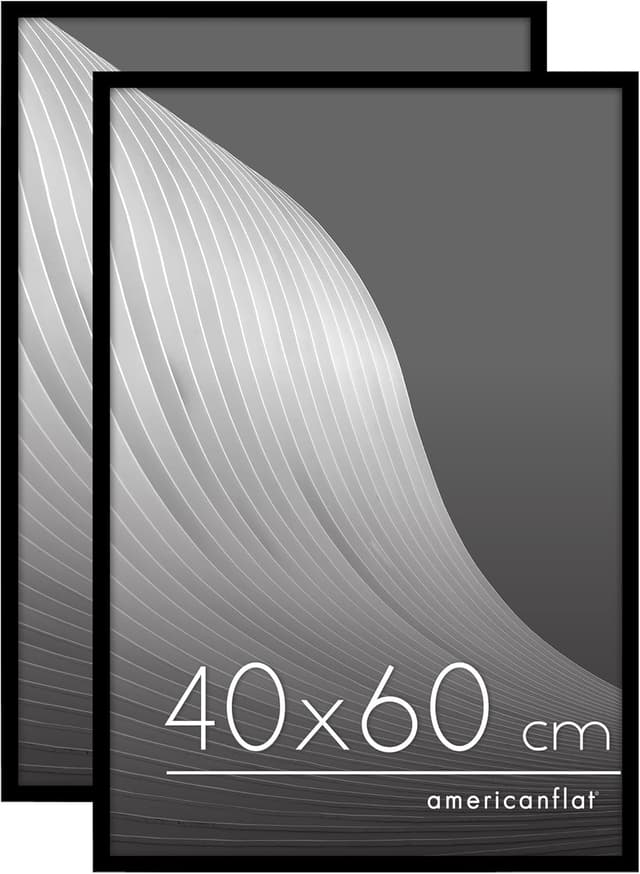 Detalle de Americanflat Cadre Photo 40x60 cm Noir đź–Ľ