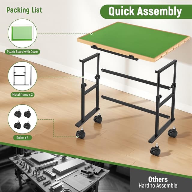 Thumbnail 5 de Tranqio 1500 Jigsaw Puzzle Table 🧩