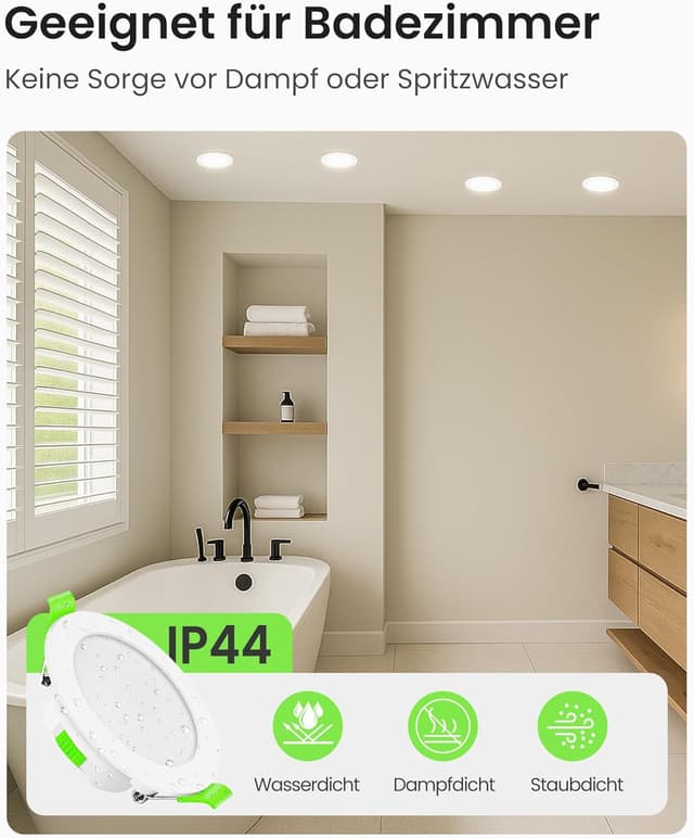 Thumbnail 5 de ALUSSO LED Einbaustrahler 7 W dimmbar Set