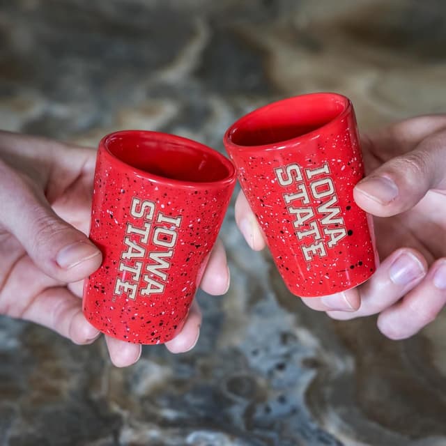 Detalle de Rico Industries NCAA unisex-adult Minimalist 2 oz ceramic shot glass