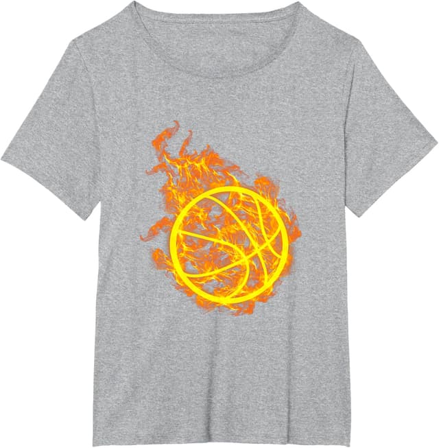 Thumbnail 2 de T-shirt basket flamboyant, ballon joueur