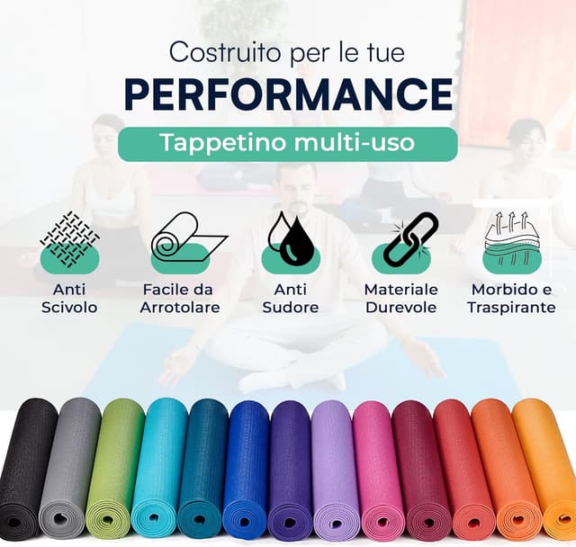 Detalle 2 de TEMPO DI SALDI Tappetino Yoga 170x60 cm