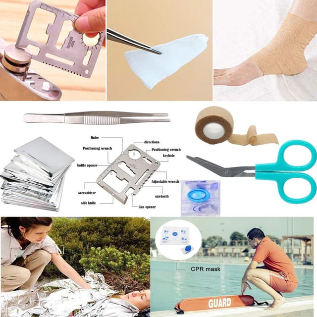 Thumbnail 5 de HONYAO Trousse de premiers secours 200 🩹