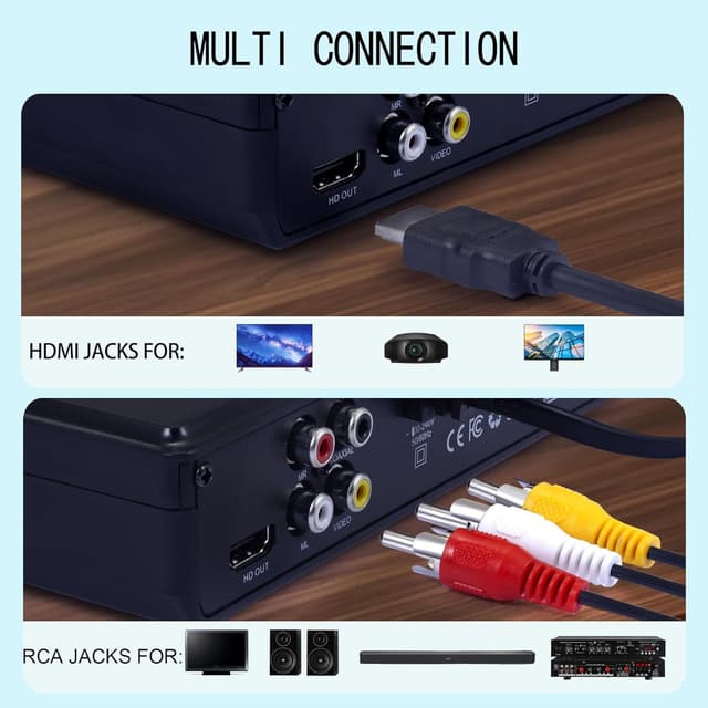 Thumbnail 6 de Compact 1080p All‑Region DVD Player with USB