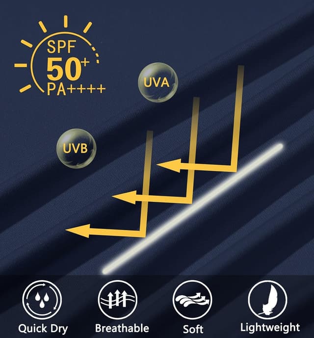 Thumbnail 4 de KEFITEVD UV-Shirt Herren Sportshirt Kurzarm UPF50+