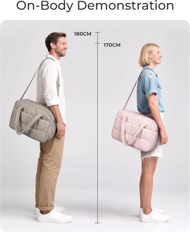 Thumbnail 6 de BAGSMART Sporttasche Damen 29L Puffer Reisetasche