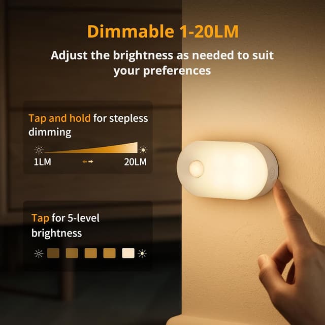 Thumbnail 4 de Lyridz Motion Sensor Night Light 2-pack 🌙