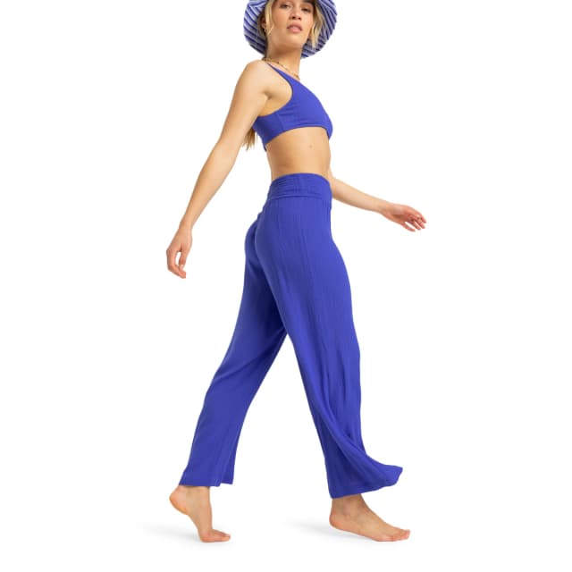 Detalle 2 de Roxy Along The Beach pantalón playero de mujer de viscosa