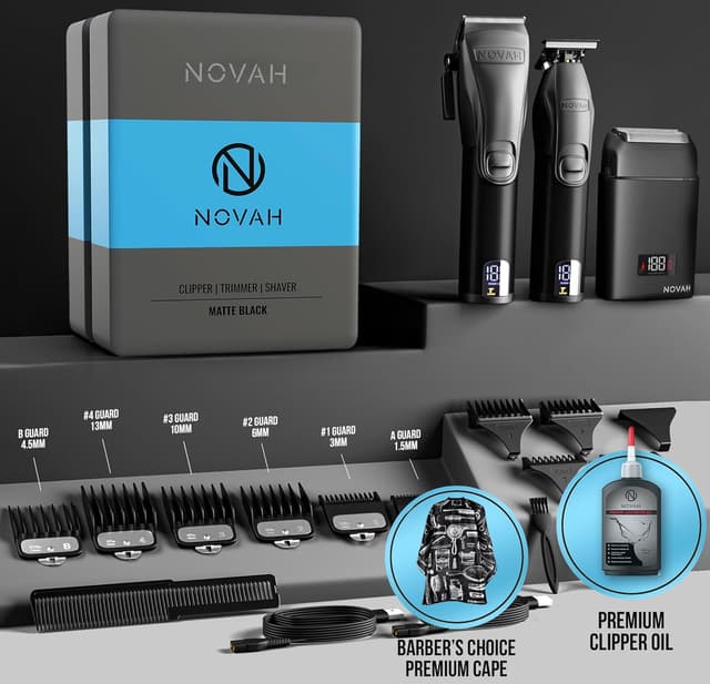 Thumbnail 5 de NOVAH Grooming Professional Clippers 2-Speed