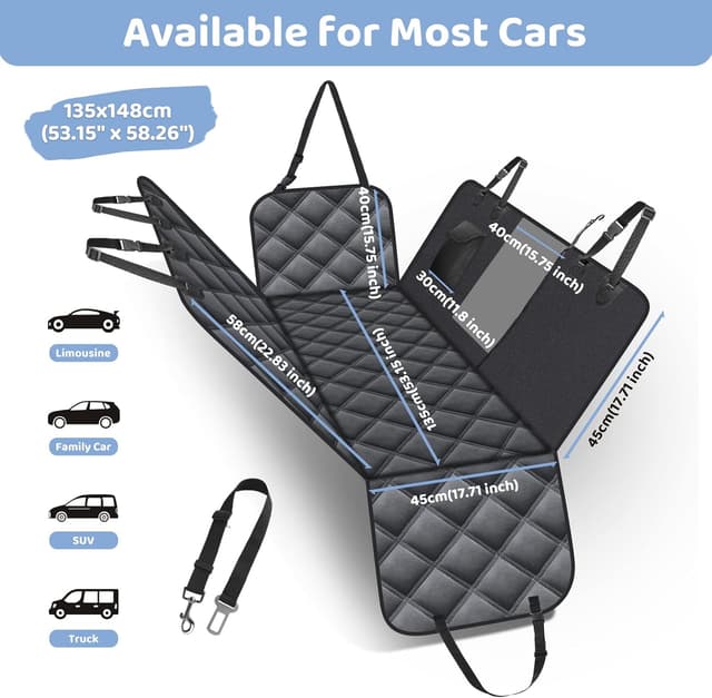 Detalle 2 de KYG Dog Seat Cover 135 x 148 cm