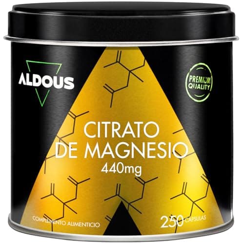 Detalle de Citrato de Magnesio 440 mg — 250 cápsulas 💊