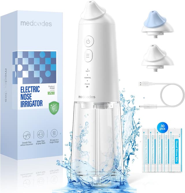 Imagen de Medcodes Sistema eléctrico de riego nasal 30 paquetes en OfertitasTOP