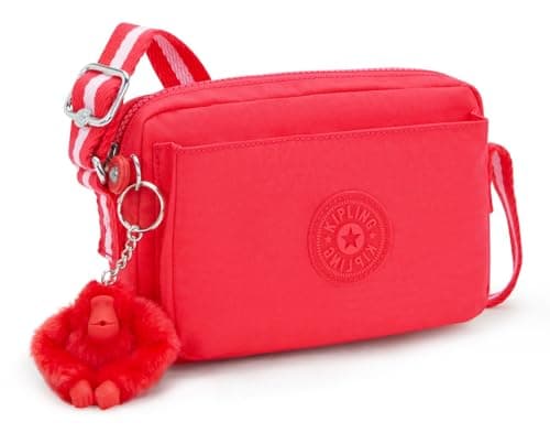 Detalle de Kipling ABANU Bandolera pequeña Escape Red