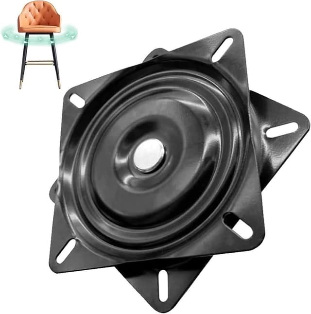 Detalle de LZYKJGS plateau tournant à roulement à billes 360° pour tabourets, meubles TV et présentoirs