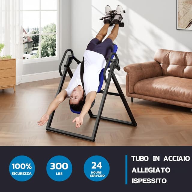 Detalle 2 de YOLEO Tavola inversione 300 lbs per schiena