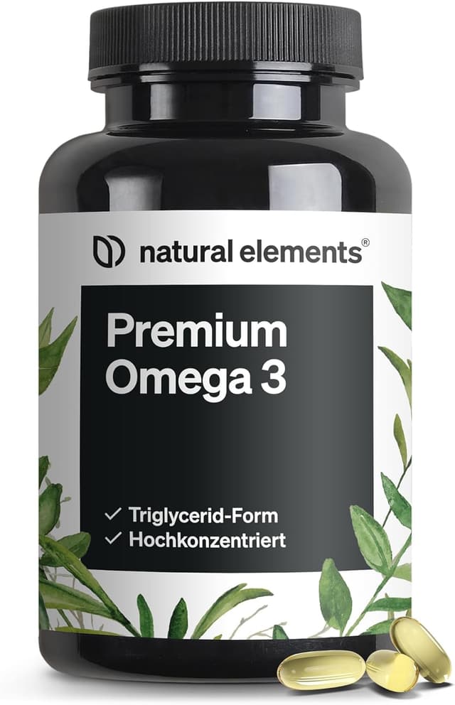 Imagen de natural elements Premium Omega 3 120 Kapseln – Omega‑3 Nahrungsergänzung 💊 en OfertitasTOP
