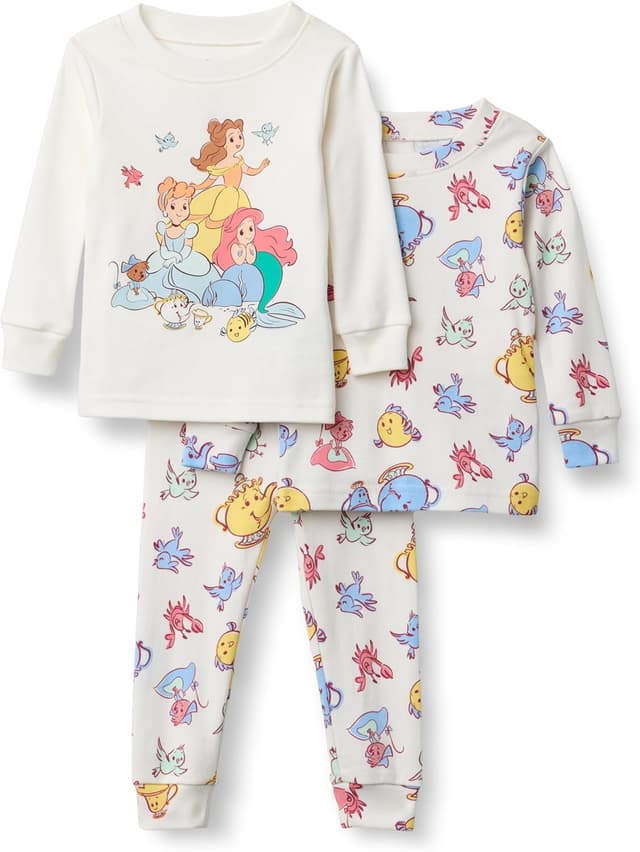 Detalle de Amazon Essentials Girls’ Pyjama Set (Previously Spotted Zebra) – snug cotton set