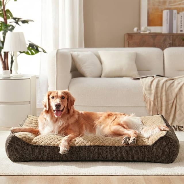 Detalle de JOEJOY XL Orthopedic Dog Bed 107 x 76 x 24 cm