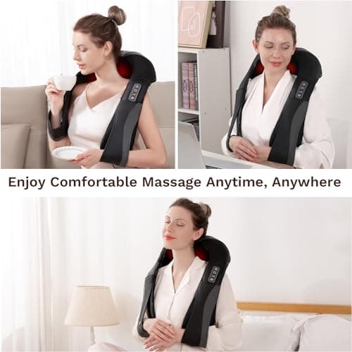 Thumbnail 7 de Masajeador Cervical Shiatsu con Calor y Rotación🌀