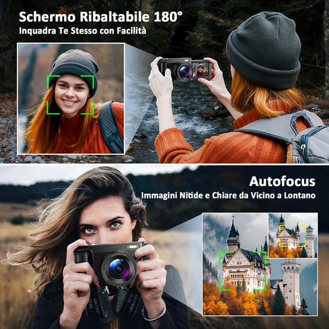 Thumbnail 3 de Fotocamera Digitale 4K 48MP