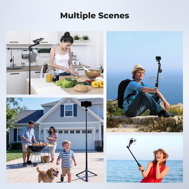 Thumbnail 4 de K&F CONCEPT Popod 72" Phone Tripod with Remote