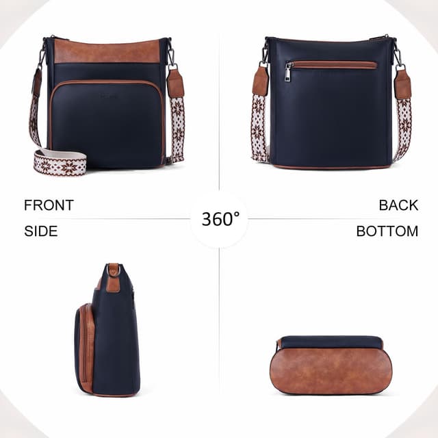 Detalle de Roulens crossbody bag 27cm travel purse