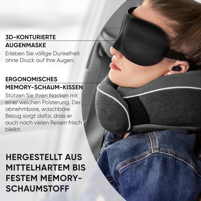 Thumbnail 3 de Proglobe Nackenkissen Flugzeug 100% Memory Foam