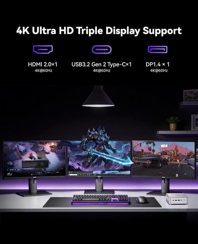 Thumbnail 6 de KAMRUI Hyper H2 Mini PC with 32GB RAM ⚙