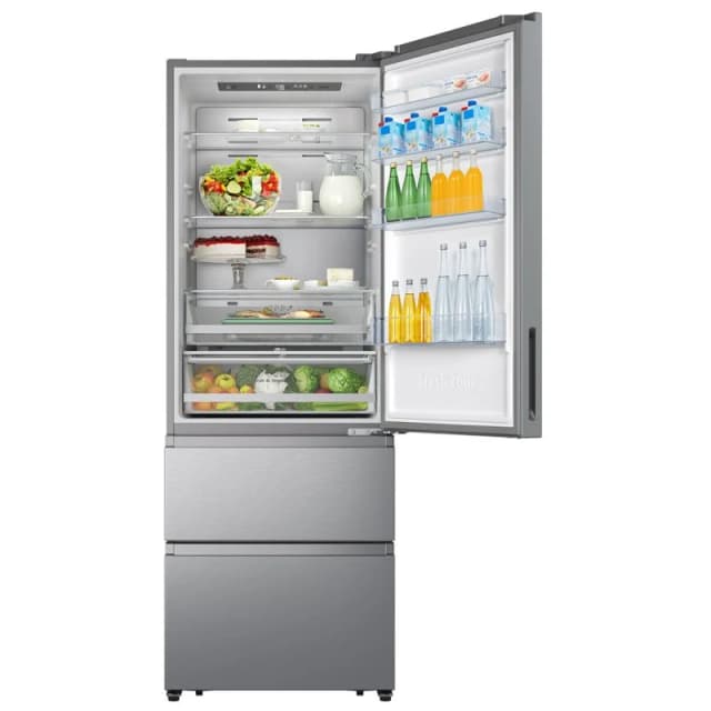 Detalle 2 de Hisense RT641N4AIE Frigorífico combi No Frost, acero inoxidable