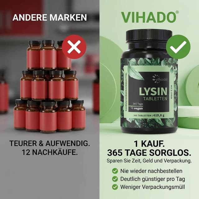 Thumbnail 2 de Vihado Lysin Tabletten 800 mg 365 St