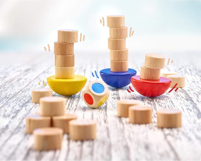 Thumbnail 4 de Selecta 63001 Balance Würfel- und Stapelspiel Holz