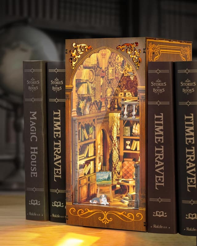 Detalle de RONSTONE Book Nook Kit in miniatura