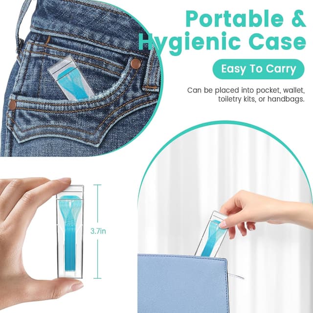 Thumbnail 2 de Floss Threaders 400 Count Pack 🦷