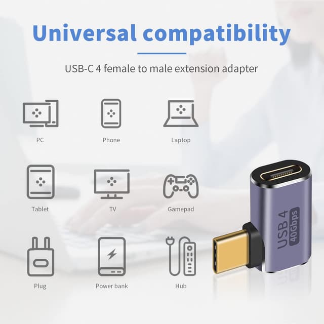 Detalle 1 de Duttek USB C Adapter 40 Gbps đ