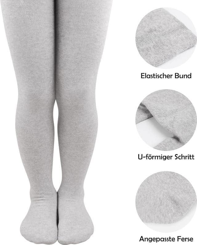 Detalle 2 de L&K-II collant neonati e bambini in maglia multicolore 2772 (confezione da 1)