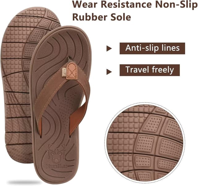 Thumbnail 4 de KuaiLu Womens Flip Flops with Arch Support