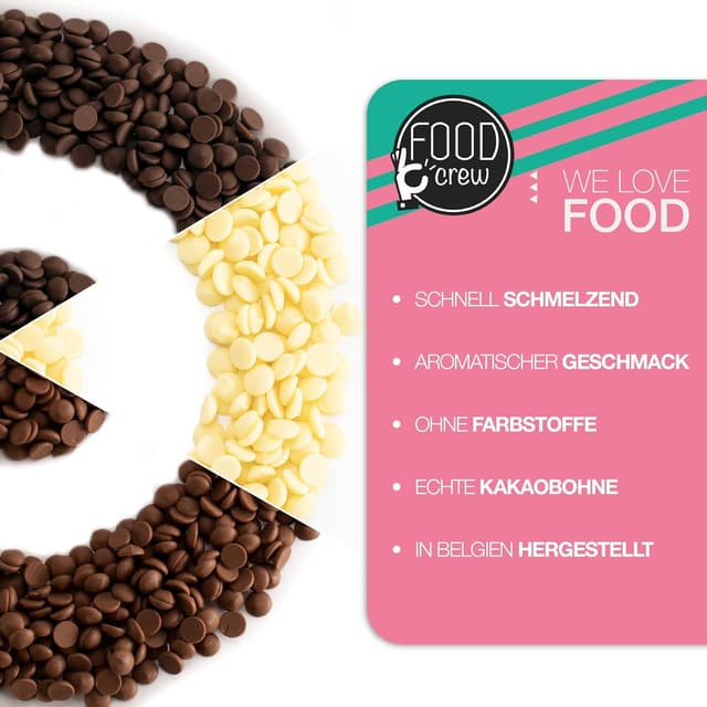 Detalle de FOOD crew Schoko-Mix für Fondue 900 g