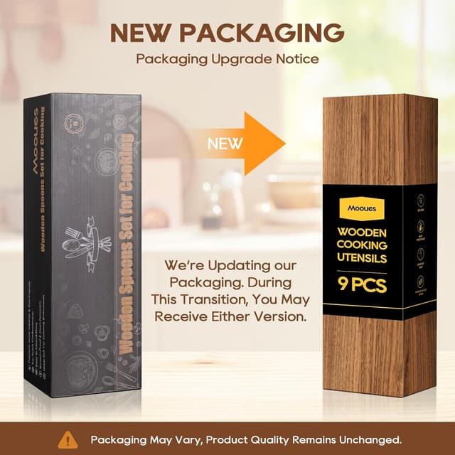 Thumbnail 5 de Mooues 9-Piece Teak Kitchen Utensil Set 🍽