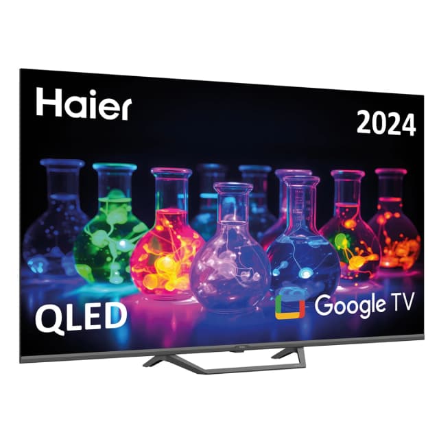 Detalle de Haier H32S80EFX S80E: TV QLED de 32” Full HD con Google TV, HDR10 y modo juego (reacondicionado Grado A)