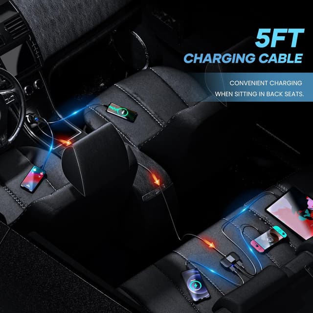 Thumbnail 3 de LENCENT 5 Puertos Cargador de Coche 31W