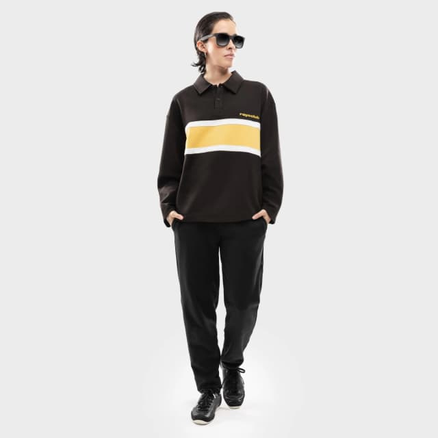 Detalle de Siroko Polo Rayo Club manga larga Dribble