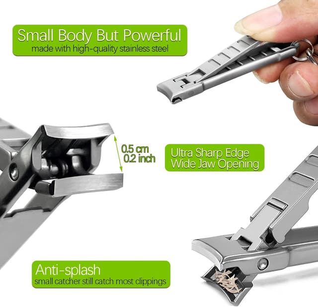 Thumbnail 5 de VOGARB Keychain Nail Clippers for Men with File and Earpick