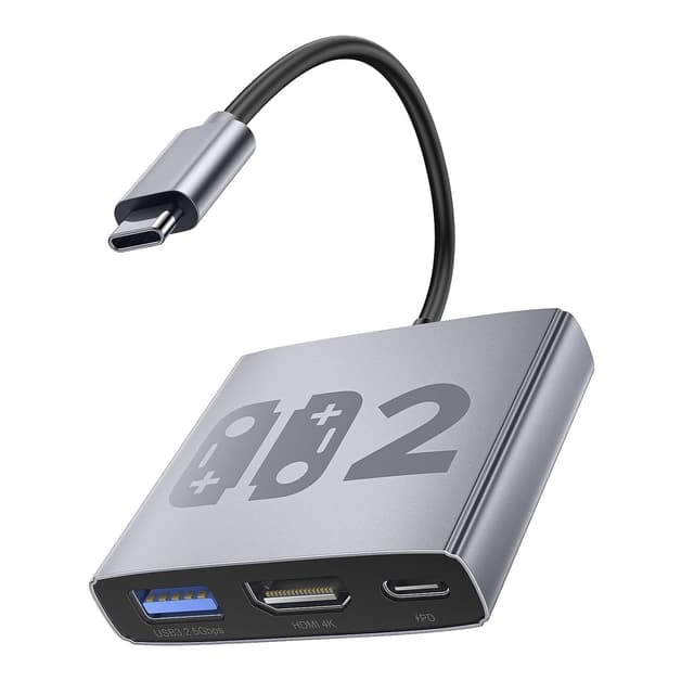 Detalle de Bemkiru Switch 2 Dock 4K