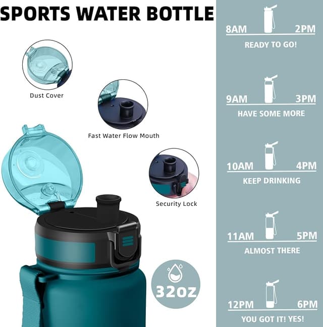 Thumbnail 1 de Botella Agua 1L con Filtro Infantil 🚰 Cantimplora Reutilizable