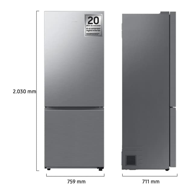 Thumbnail 1 de Samsung RB53DG706AS9EF frigorífico combi 538 L 🧊