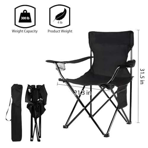 Thumbnail 2 de Damei Century 4-Pack Folding Camping Chair for Beach
