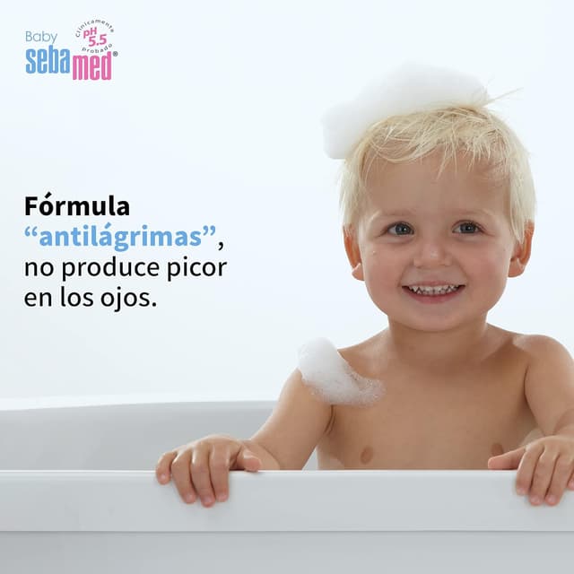 Detalle de Sebamed Baby Champú Suave 500 ml para cabello fino