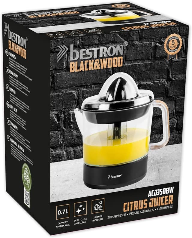 Thumbnail 3 de Bestron ACJ350BW Zitruspresse 0,7 L 🍊
