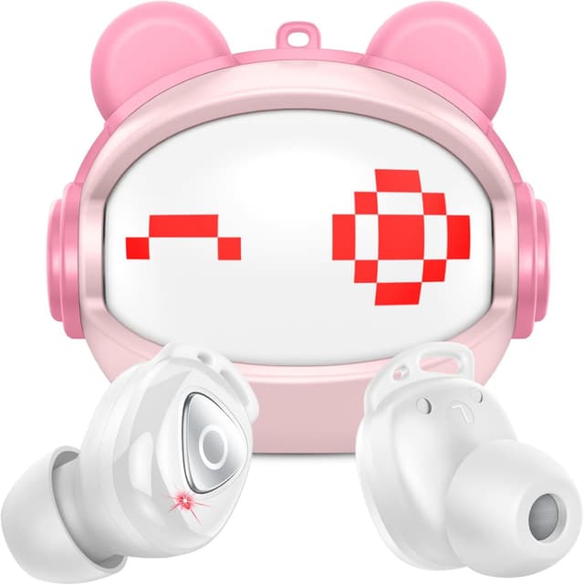 Detalle de buwy Écouteurs Bluetooth sans fil 5.4 à design rotatif, graves et contrôle tactile